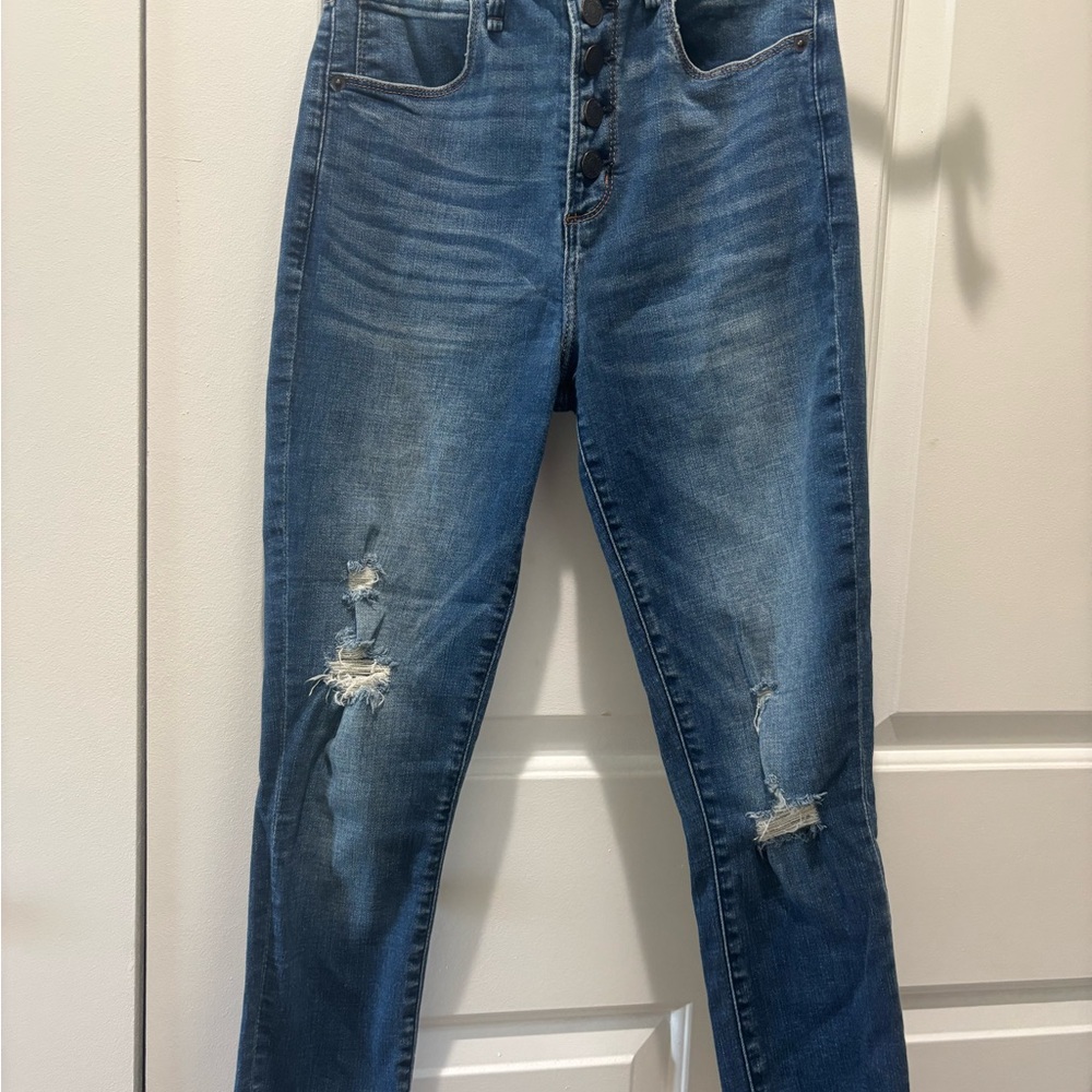 Abercrombie & Fitch High Rise Super Skinny Ankle Curve Love Size 26/2S